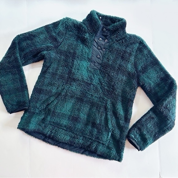 Eddie Bauer Fleece Top Green - Picture 1 of 6
